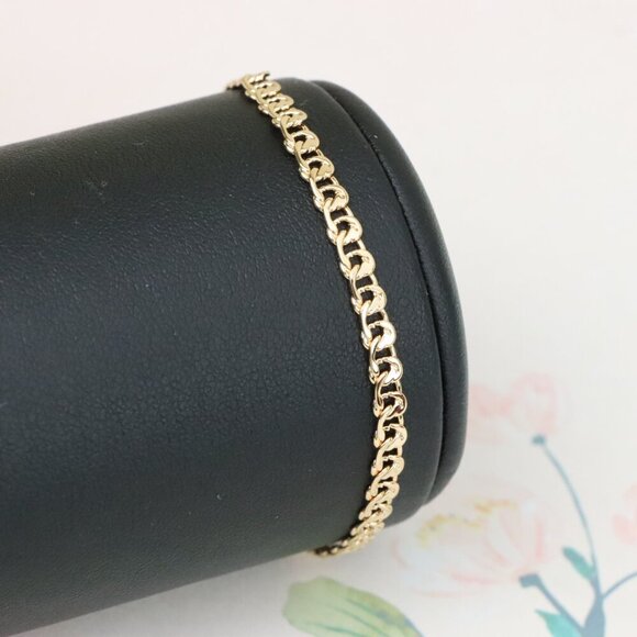 "Elegant Rose Gold Plated Chain Bracelet for Women, XPBL1100 - Picture 7 of 12